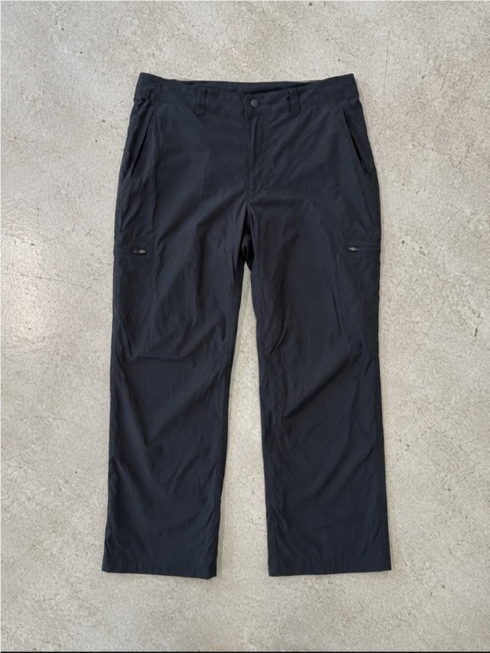 L.L.Bean Cresta Hiking Pants Men 38x32 Water Resistant Stretch Trail Cargo FLAW